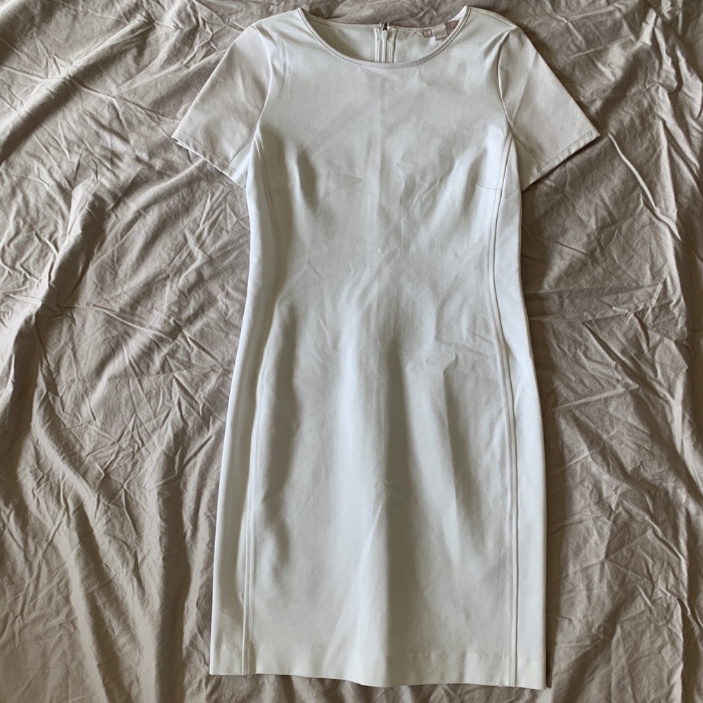 White mini dress